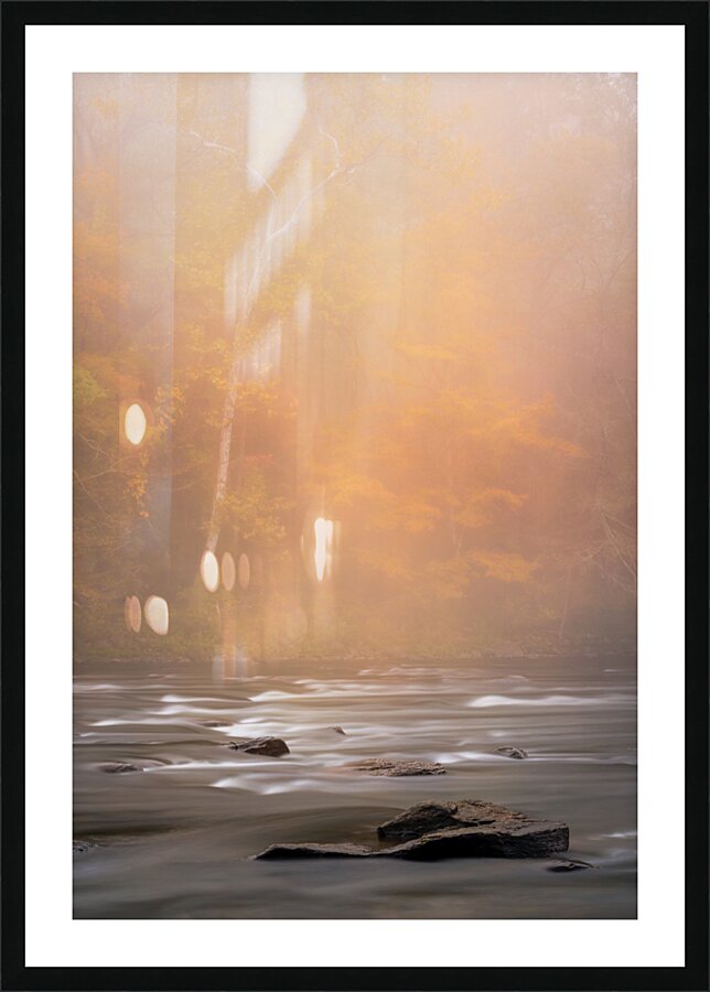 River in the Mist Picture Frame print