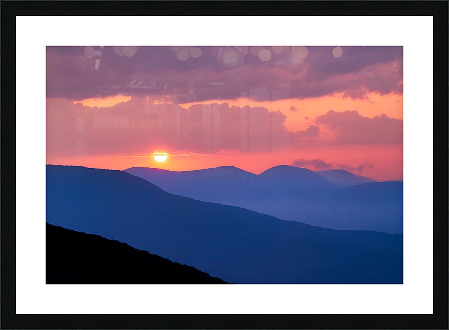 Emerging Layers Picture Frame print