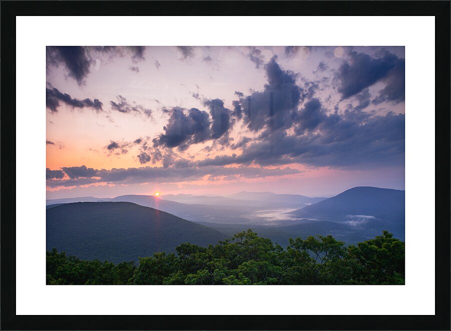 Summer Sunrise Picture Frame print