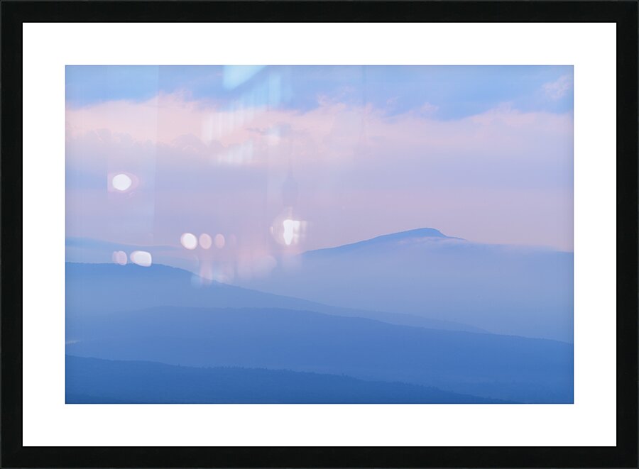Overlook Blues Picture Frame print