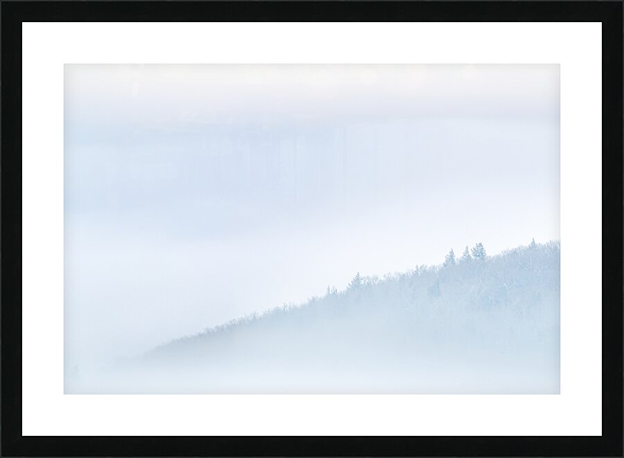 Winter mist Picture Frame print