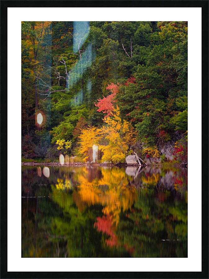Nuclear Lake Picture Frame print
