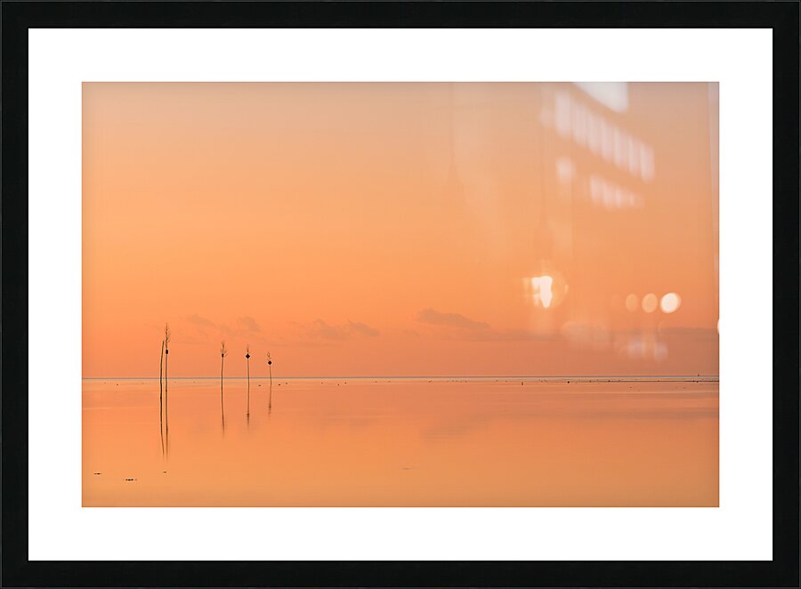 Rock Harbor Picture Frame print
