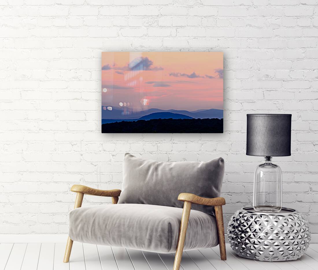 Western Catskill Sunset Reproduction