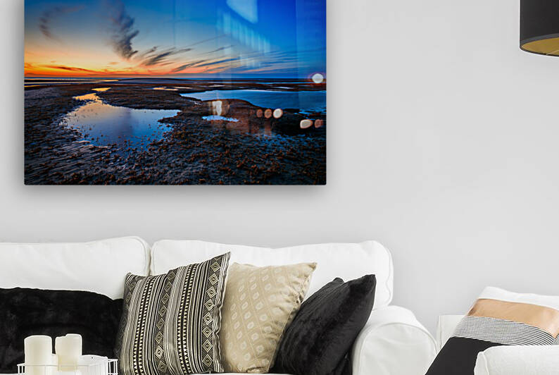 Clearing skies at Blue Hour by Jane Haslam
