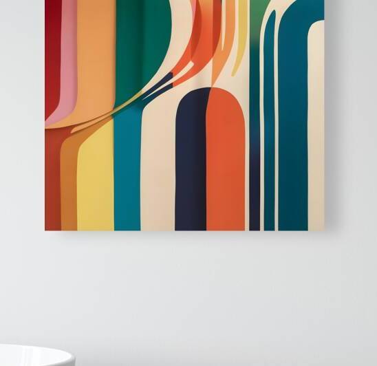 Fluid Motion A Bold Abstract Composition  by ARTLINE92