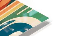Fluid Motion A Bold Abstract Composition  HD Metal print