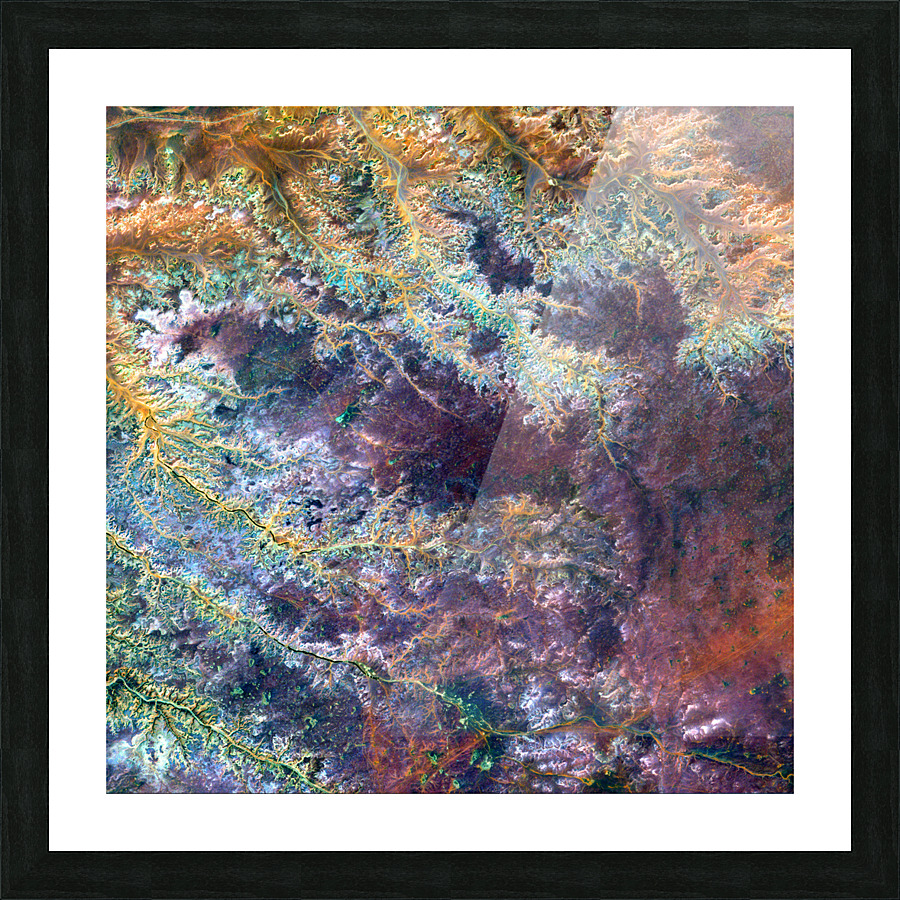 Ghadamis River Picture Frame Printing
