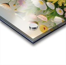 a serene and peaceful 3d landscape filled with va Acrylic print