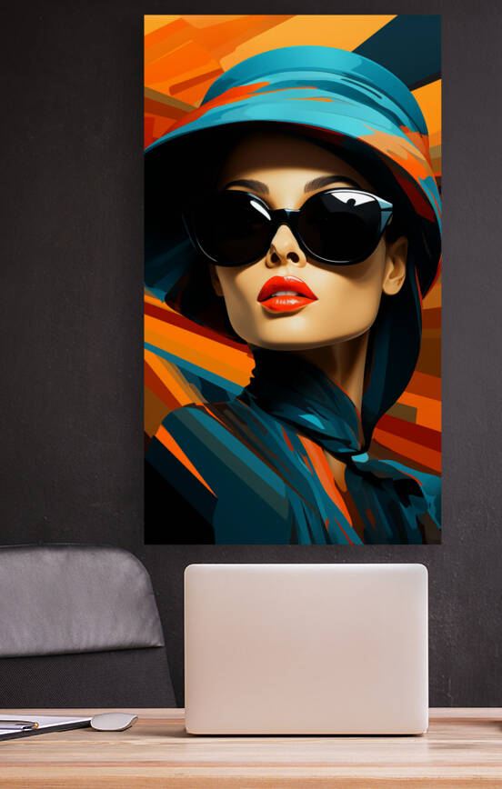 Women in Sunglasses No 7 by W Addison Smith