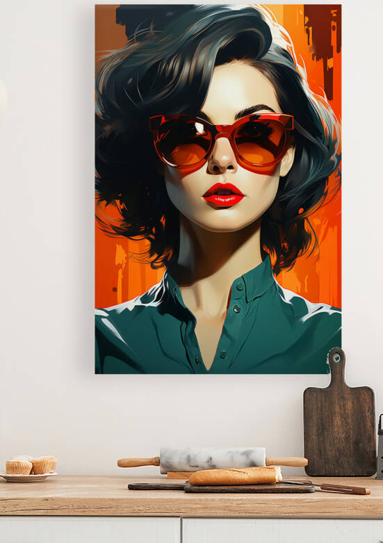 Women in Sunglasses No 19 by W Addison Smith