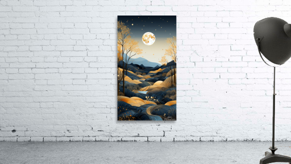 Moonlight Landscape No 3 Wall Preview