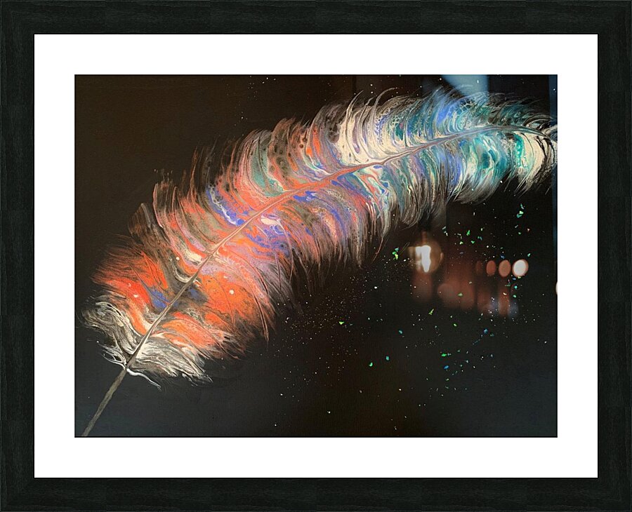 Dr. Seuss Feather Picture Frame print
