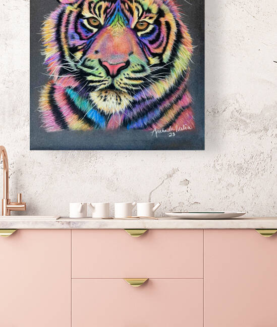 Le Tigre Fantasque by Amanda Melia Art
