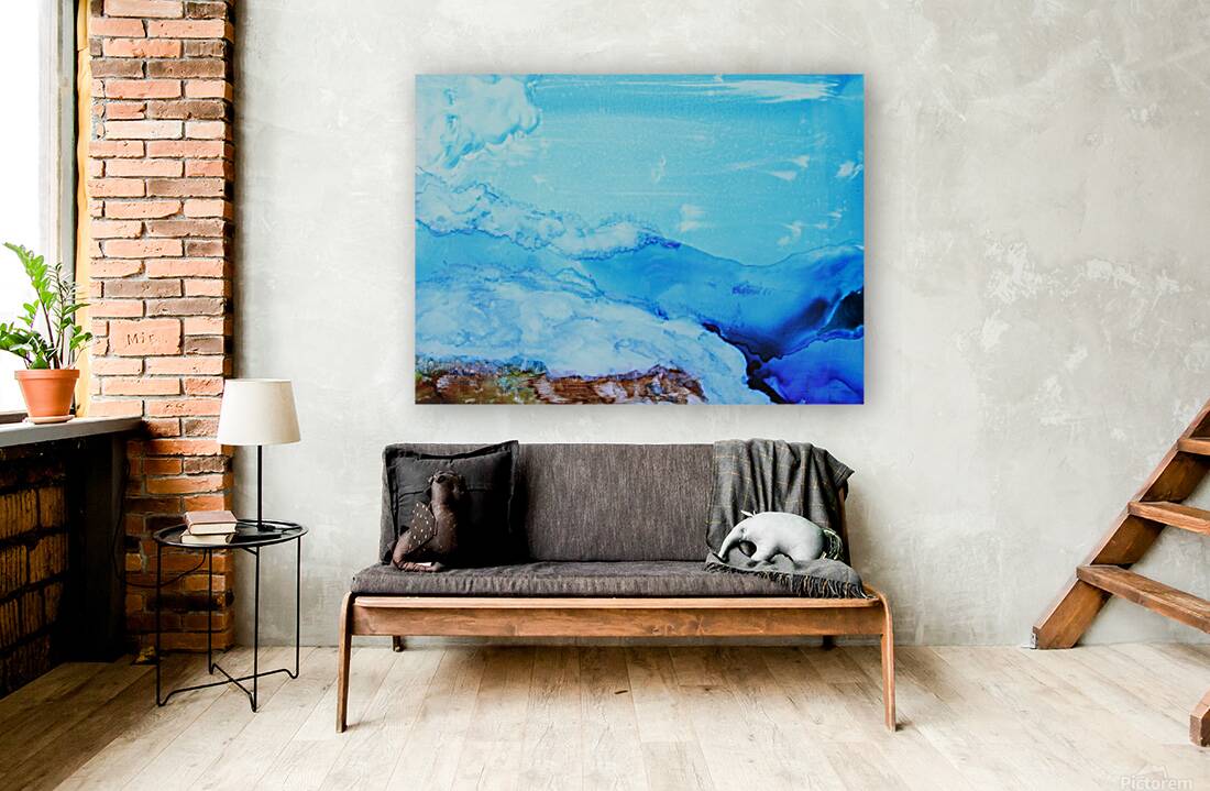 THE ROCK AMID THE WAVES Reproduction