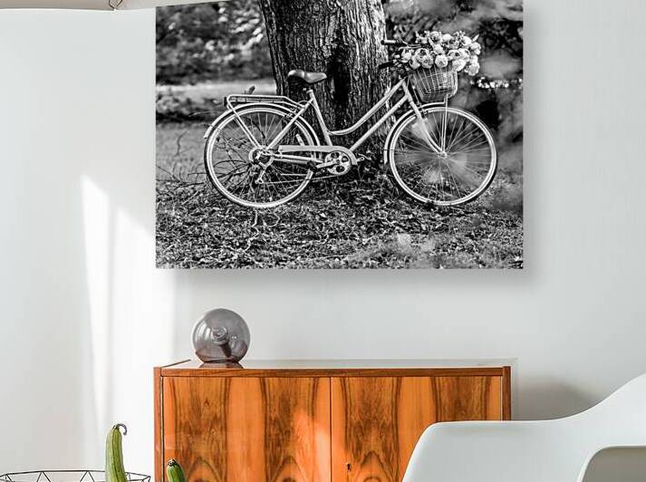 Bike with Flowers by Choppix