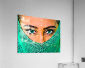 Green Eyes Acrylic Print