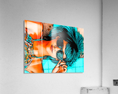 Pool Side Acrylic Print
