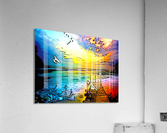 Mermaid under Dock Acrylic Print