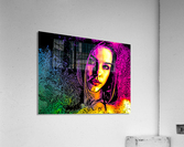 MultiColor Girl Acrylic Print