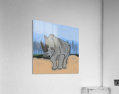 Rhino Acrylic Print
