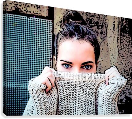 Blue Eyes 2 Canvas Print