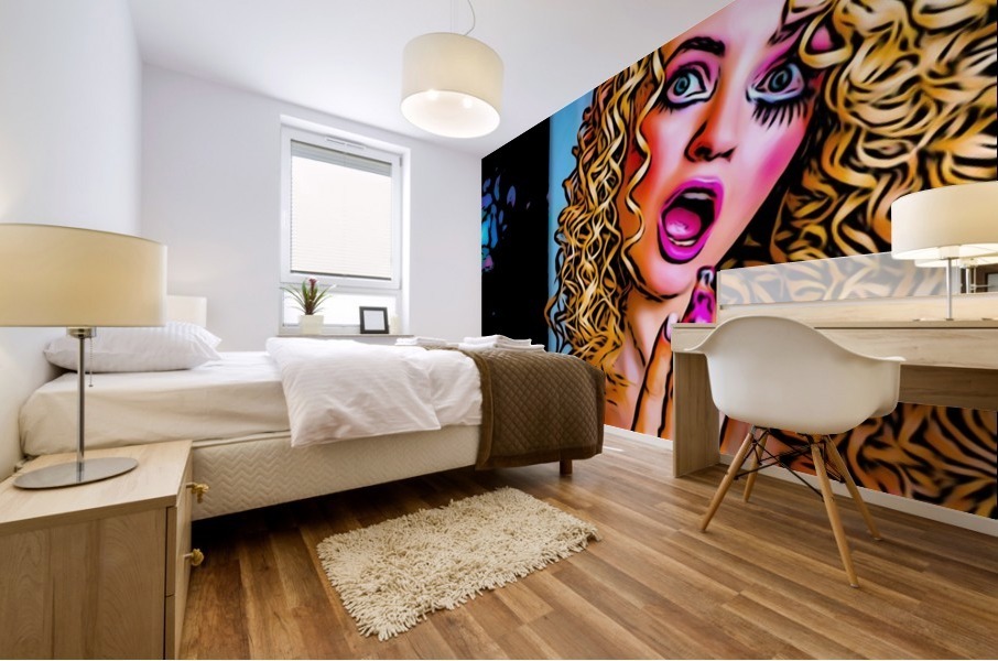 Ooops Mural print