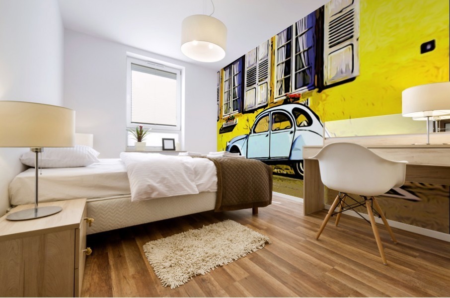 House Car Mural print