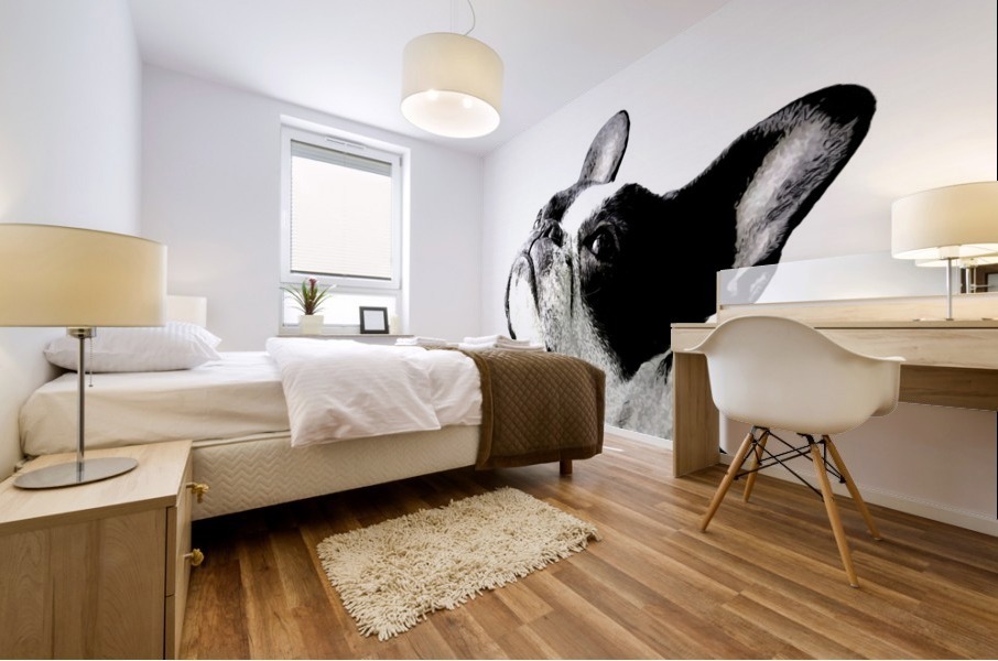 Boston Terrier Mural print