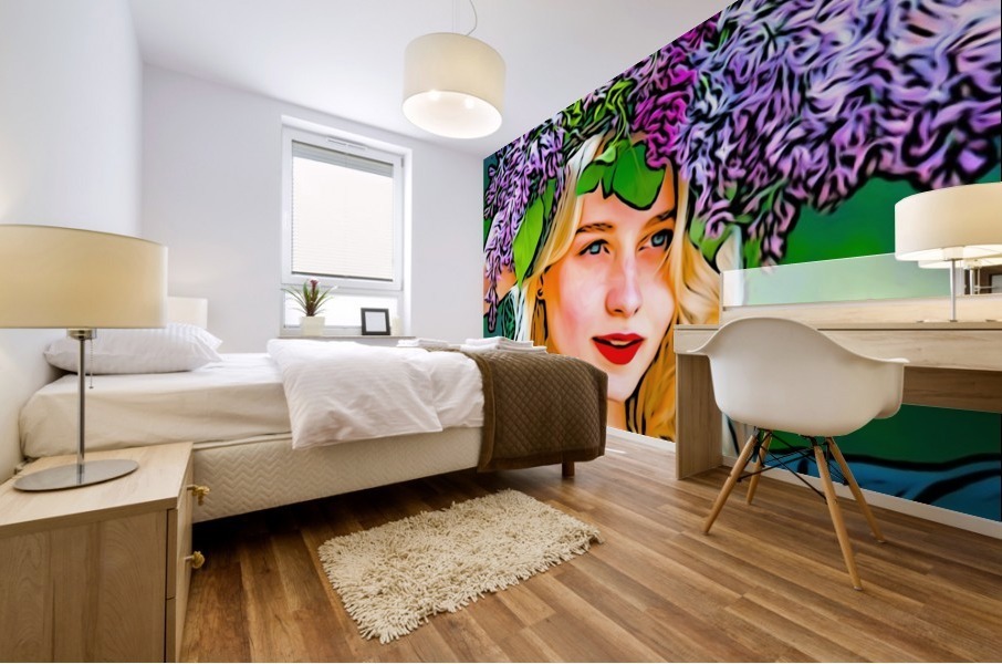 Flower Power Mural print