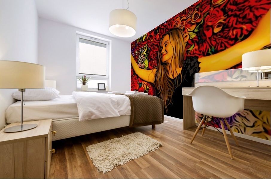 FlowerChild 2 Mural print