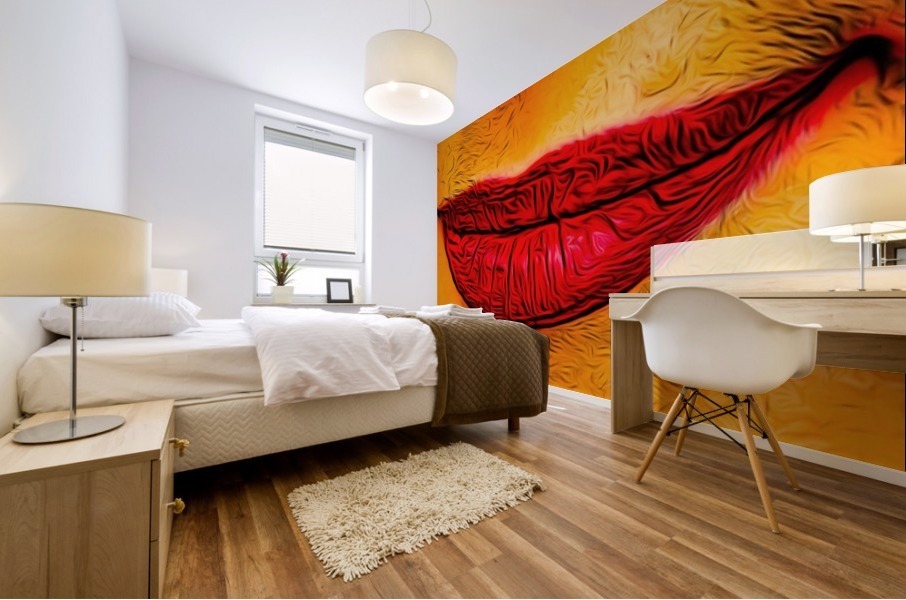 Lips Mural print