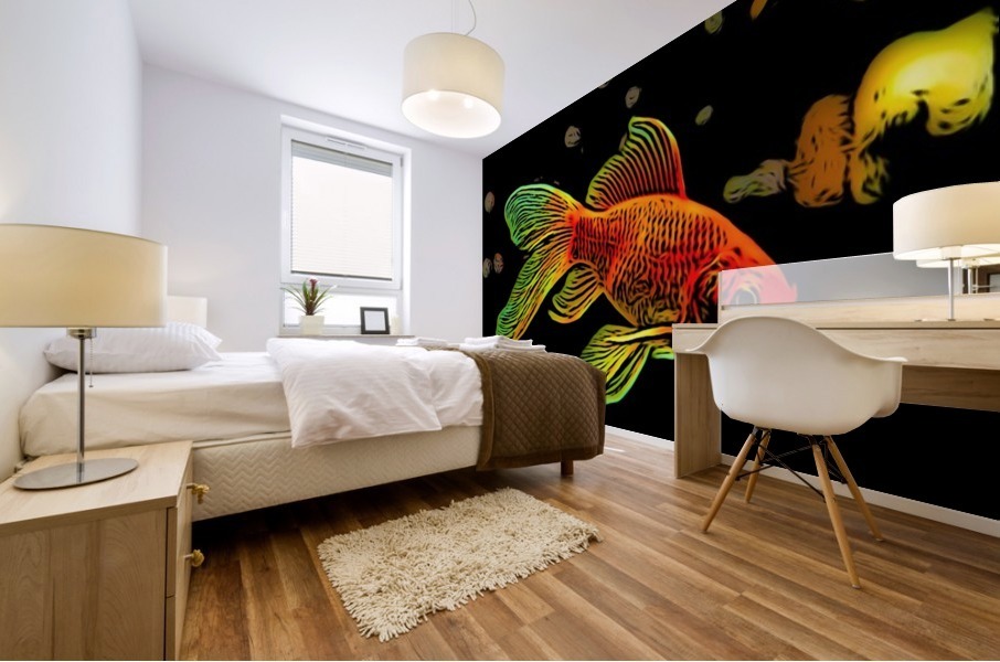 Goldfish Mural print
