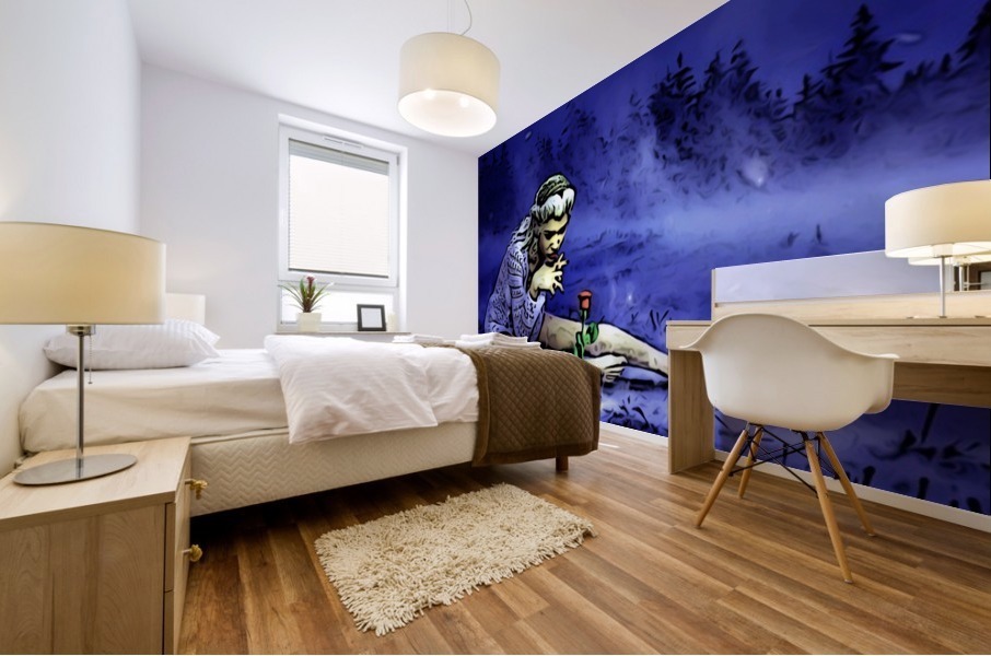 Last Rose Mural print