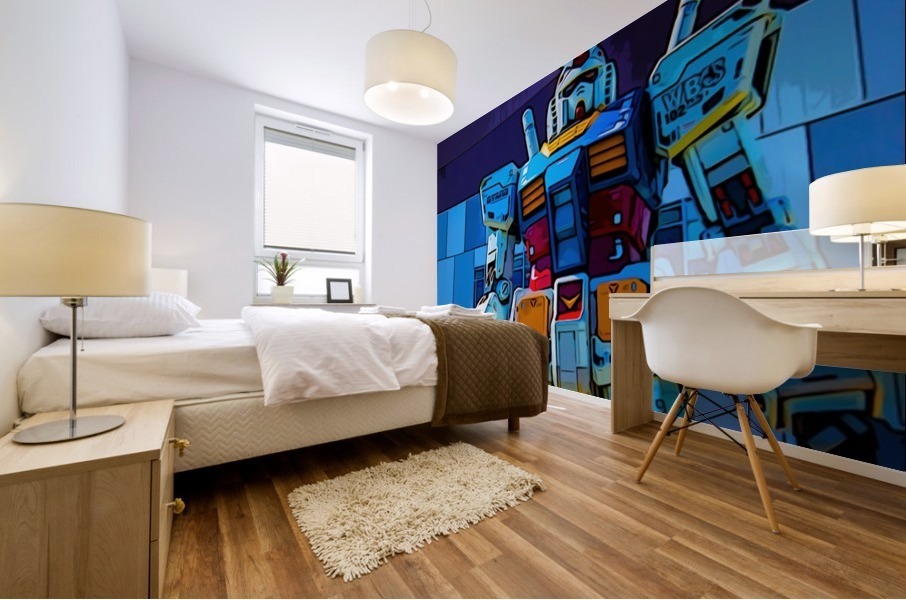 Japanese Robot Mural print