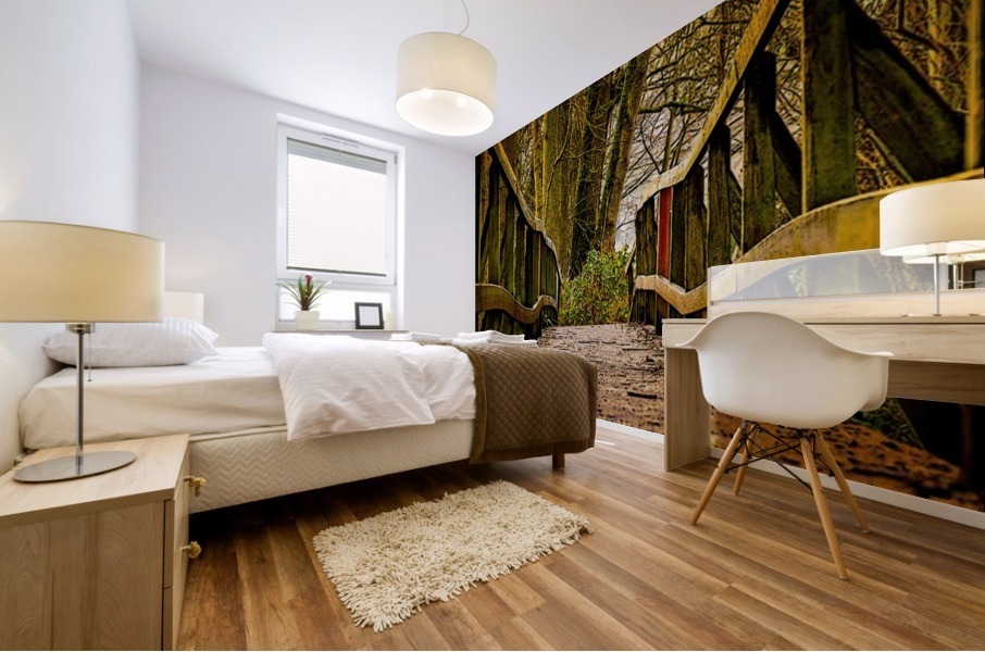 The Bridge Mural print