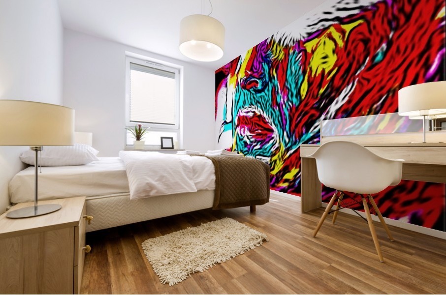 CurvesColor Mural print