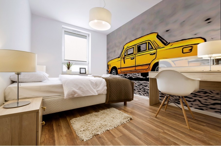 Toy Car Mural print
