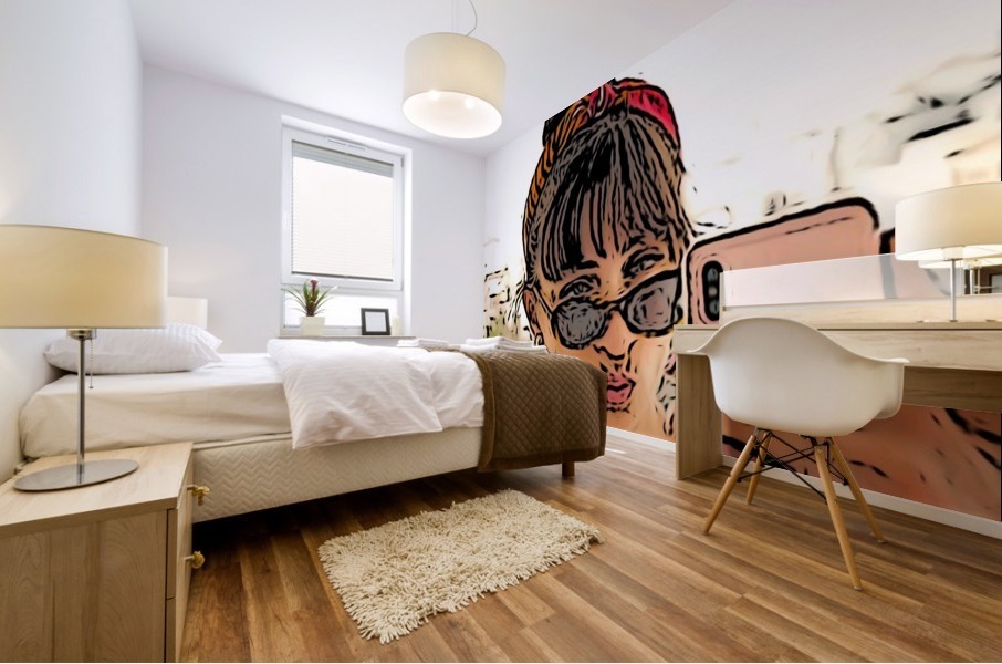 Selfie Mural print