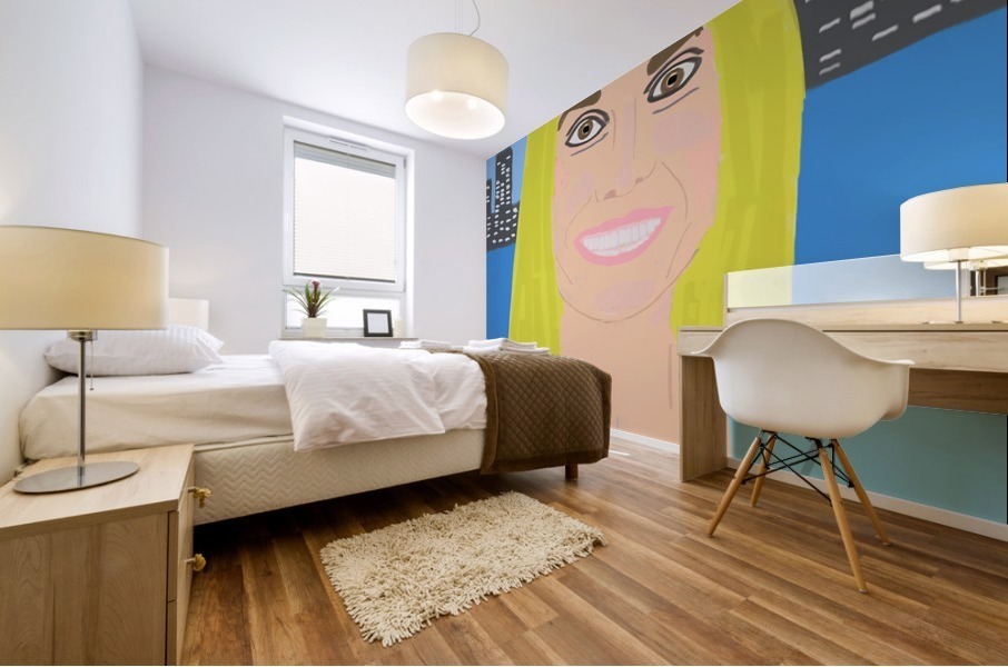 Big Smile Mural print