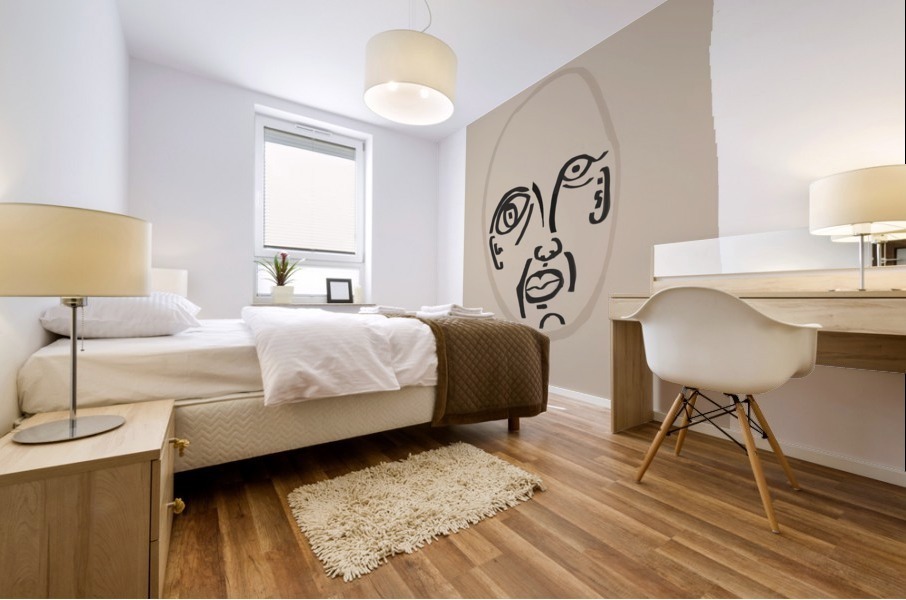 Pieces Mural print