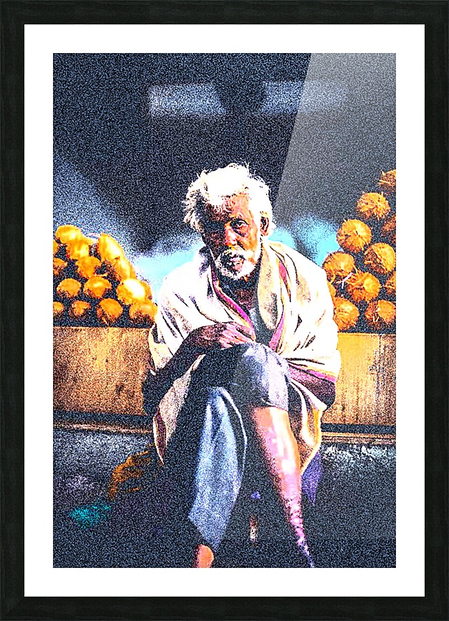 Fruit Stand Picture Frame print