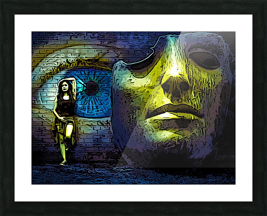 Never Alone Picture Frame print