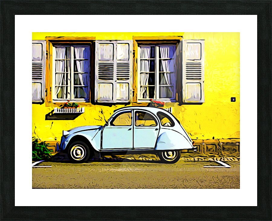 House Car Picture Frame print