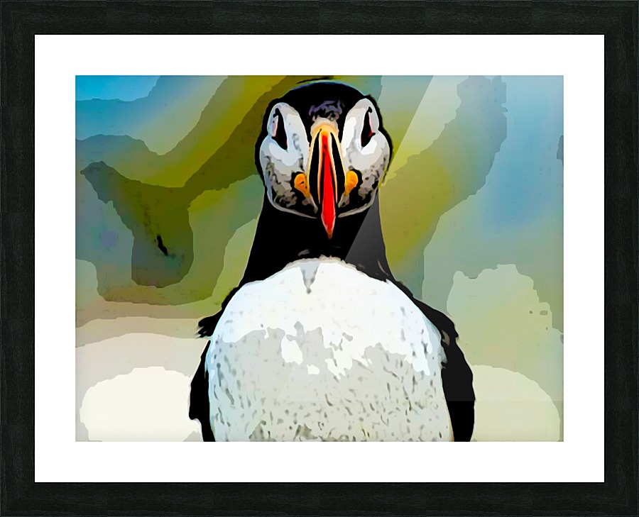 Penguin Picture Frame print