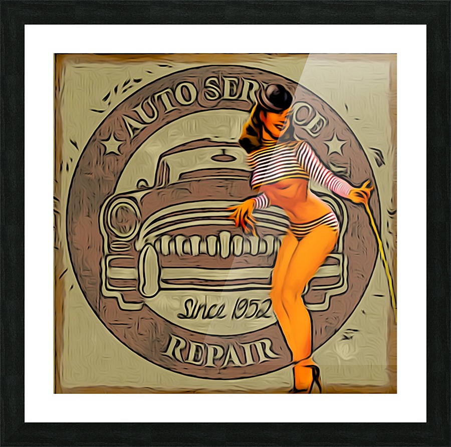 Auto Service Picture Frame print