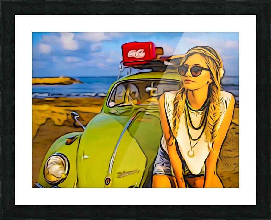 Beach Peace Picture Frame print