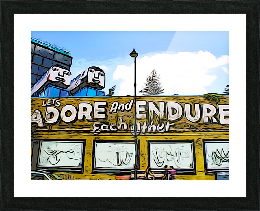 Cafe Picture Frame print