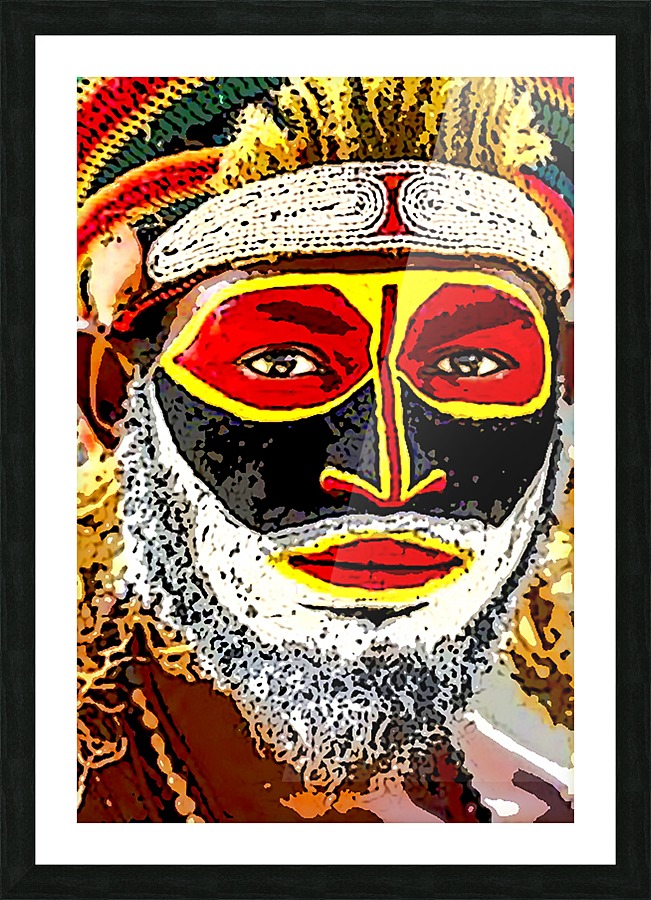 African 2 Picture Frame print