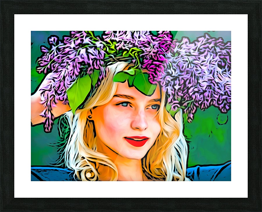Flower Power Picture Frame print